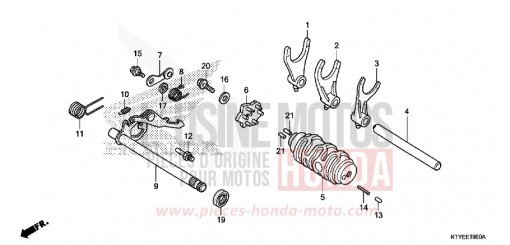 TAMBURO CAMBIO CBR125RF di 2015